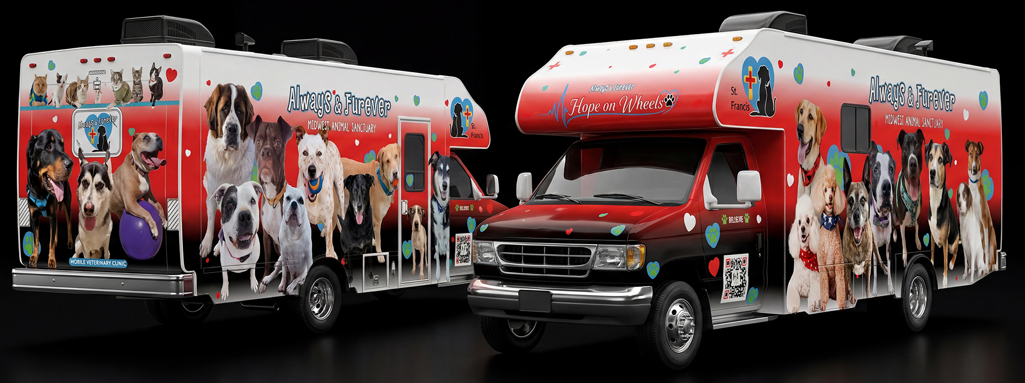 Hope on Wheels — Always & Furever mobile veterinary RV bringing care directly to rescues and the community.